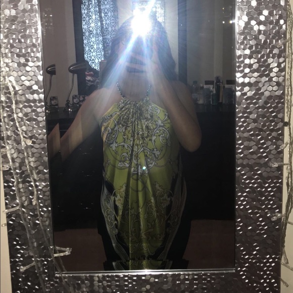 Cache Yellow multi colored blouse - Picture 1 of 6